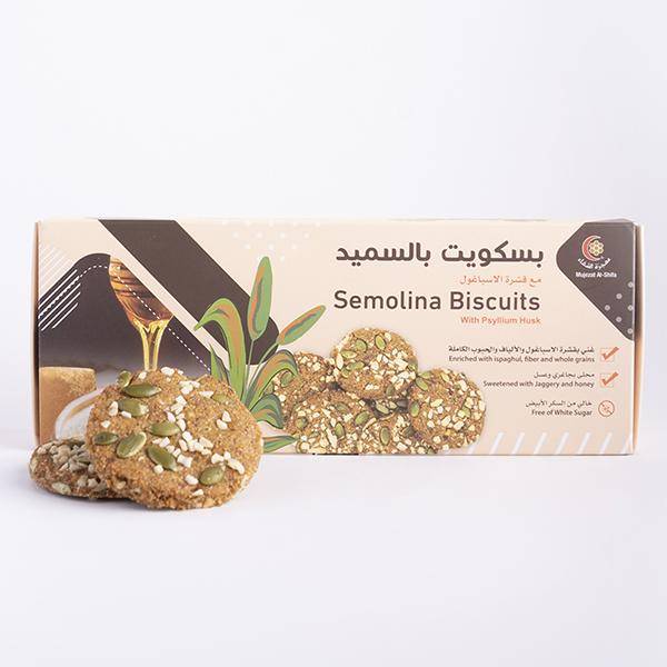 Semolina biscuits wiyh psyllium husk (9piece*20g)180gm