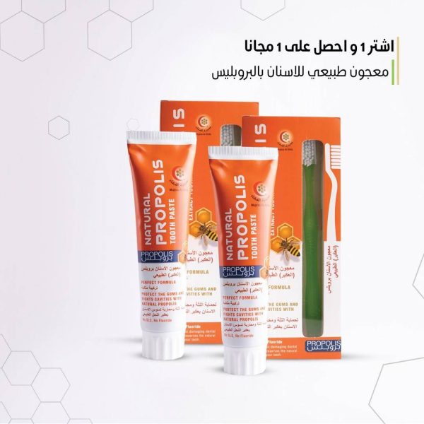 NATURAL PROPOLIS TOOTHPASTE  100 ML ( SPECIAL OFFER BUY 1 GET 1 FREE )