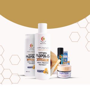 Body care products with honey and propolis