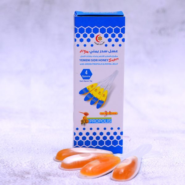Spoon Yemeni Sidr Honey with propolis & Royal Jelly(4 spoon×10g)